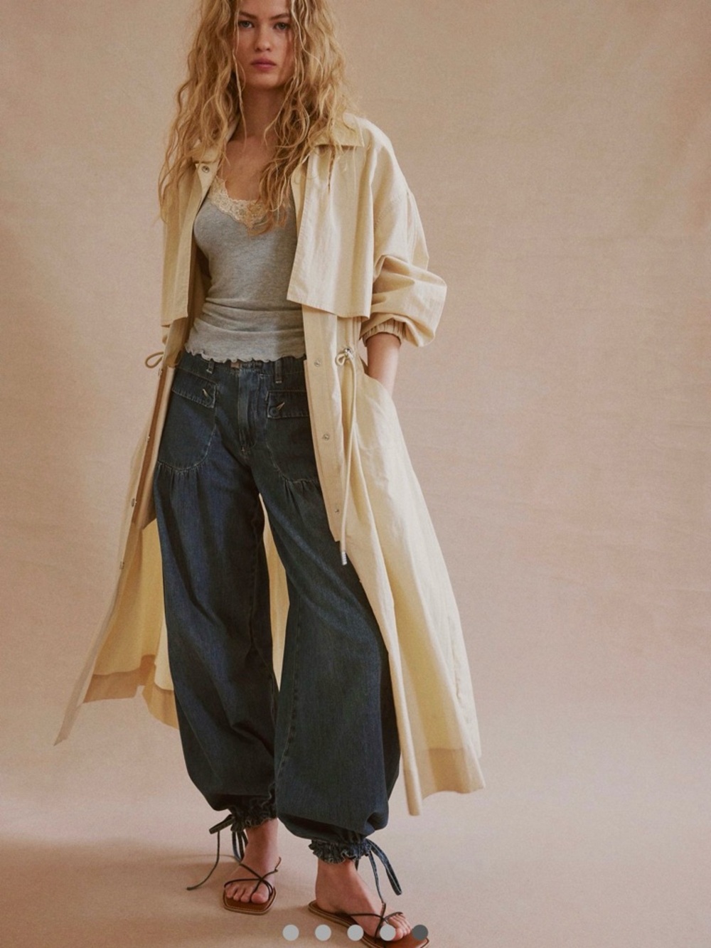 Free People We The Free Lotus Balloon Jeans in Juno 30 NWOT $128